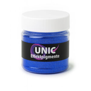 Pigment à effet «elektrisches Ozeanblau»