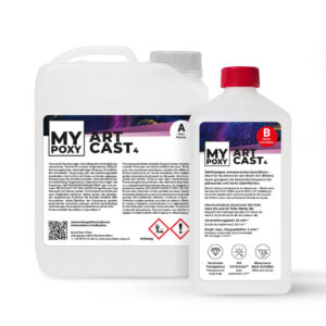 MYPOXY ArtCast 4 - Œuvres d'art (images), technique de la vague, couches de finition (TopCoats)