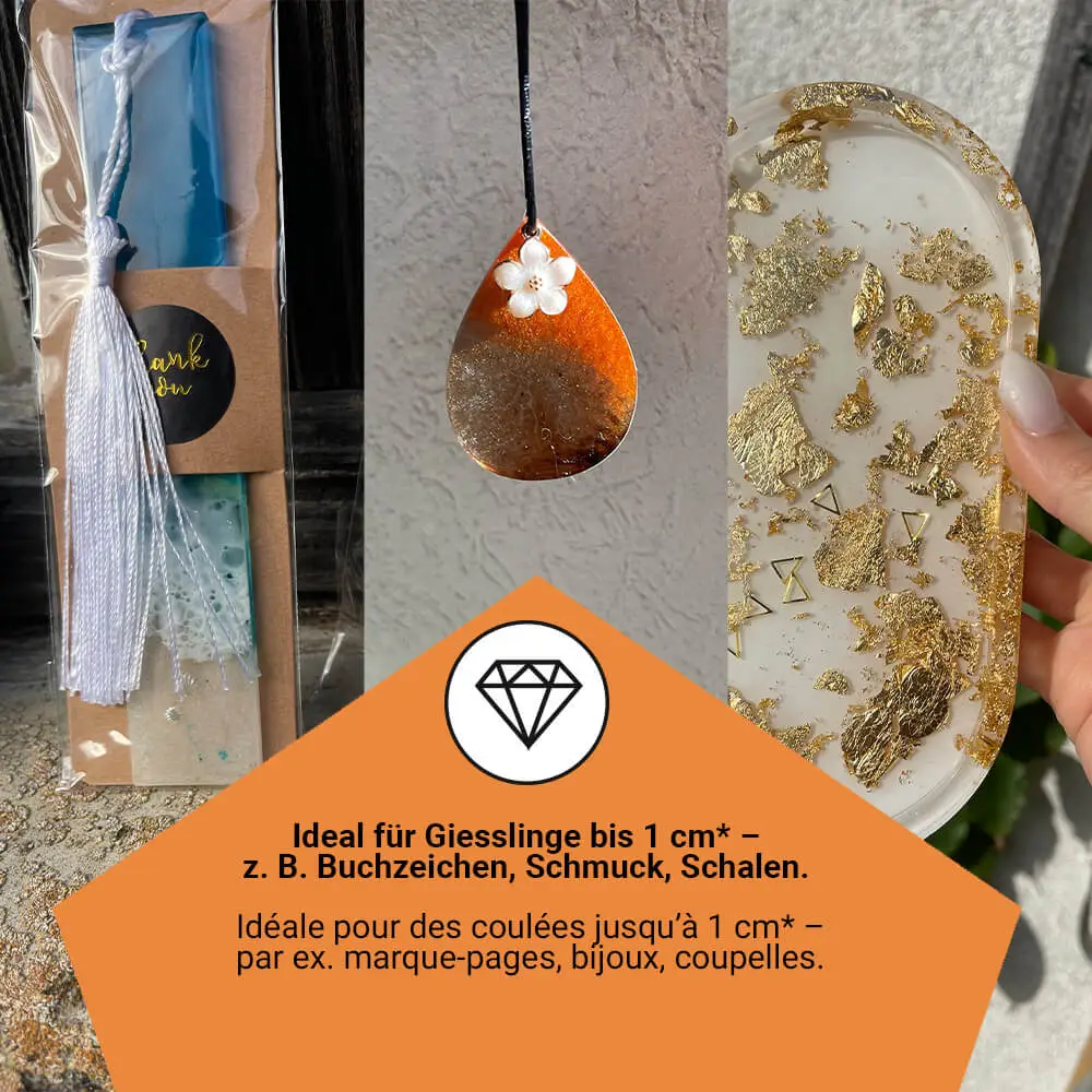 MYPOXY FastCast 10 - Résine de coulage, de stratification et de finition jusqu'à 1 cm de hauteur de scellement - Image 5